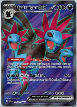 Pokemon Card - Hydreigon ex 161/086 White Flare Ultra Rare Holo Near Mint - Image 1