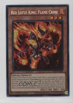 Red Lotus King Flame Crime 1st Ed. YuGiOh Battles of Legend: Terminal Revenge - Image 1