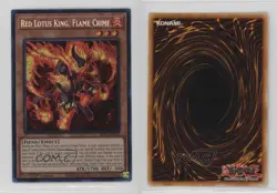 Red Lotus King Flame Crime 1st Ed. YuGiOh Battles of Legend: Terminal Revenge - Image 3