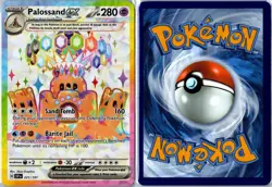 Pokemon Card - Palossand ex 221/191 Surging Sparks Ultra Rare Near Mint - Image 3