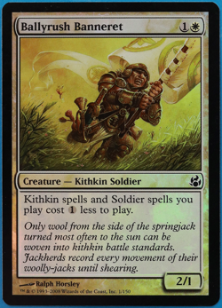 Ballyrush Banneret FOIL Morningtide NM White Common CARD (495571) ABUGames - Image 1