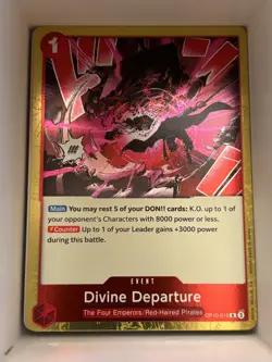 OP10-019 Divine Departure English R One Piece TCG Card Game - Image 1