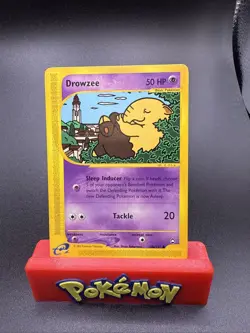 Drowzee, 74a/147, Aquapolis, Common, NM/LP 2002 Pokemon Card - Image 1