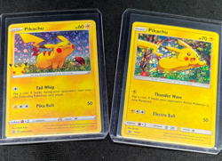 Pikachu Dazzling Pair of Promo Cards from General Mills / 25th Anniversary - Image 1