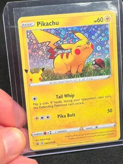 Pikachu Dazzling Pair of Promo Cards from General Mills / 25th Anniversary - Image 2