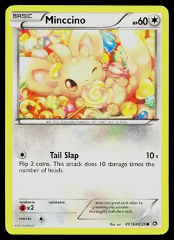 Pokemon Card - Minccino Legendary Treasures: Radiant Collection RC18/RC25 Holo - Image 1