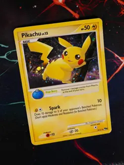 HP Pokemon (Holo-Bleed) PIKACHU Card POP SERIES-6 Set #9/17 Cosmos Foil Promo - Image 1