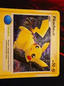 HP Pokemon (Holo-Bleed) PIKACHU Card POP SERIES-6 Set #9/17 Cosmos Foil Promo - Image 5