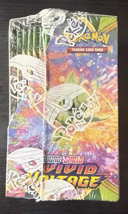 POKEMON TCG SWORD & SHIELD VIVID VOLTAGE SEALED BOOSTER BOX With Protector - Image 3
