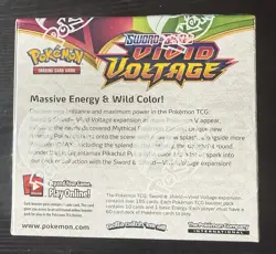 POKEMON TCG SWORD & SHIELD VIVID VOLTAGE SEALED BOOSTER BOX With Protector - Image 4