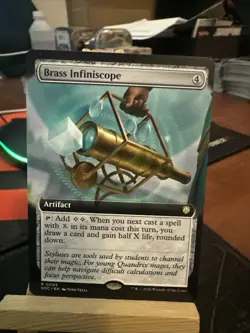 MTG Brass Infiniscope - 0099 Extended Art - Secrets of Strixhaven - Image 1