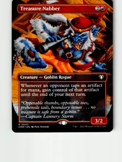 Treasure Nabber (Borderless) 645 Rare Commander Masters Magic: The Gathering LP - Image 1