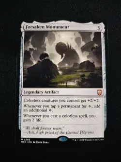 MTG Forsaken Monument 0293 Commander: Modern Horizons 3 NM - Image 1
