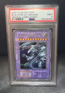 Blue Eyes Ultimate Dragon Japanese Yu-Gi-Oh 2024 PSA 9 - Image 1