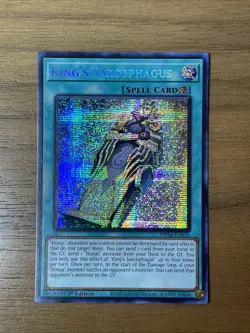 Yu-Gi-Oh - King’s Sarcophagus - MP24-EN125 - Prismatic Secret Rare - Image 1