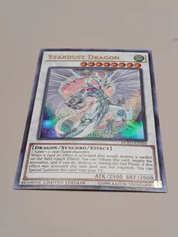 Yugioh! Stardust Dragon DUPO-EN103 Ultra Rare Limited Edition NM - Image 1