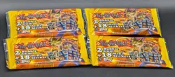 4x Topps Yu Gi Oh! Pocket Collection Stickers 1996 sealed Lot - Image 1
