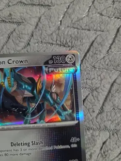 Iron Crown 132/191 HOLO RARE | SV08: Surging Sparks | Pokemon Card TCG | Mint - Image 3