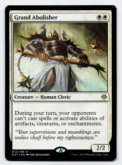 Grand Abolisher [012/106] E01 Rare Non-Foil [MTG Card English] - Image 1