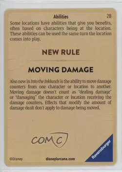 2023 Disney Lorcana - Into The Inklands 3 Rule Card #2A - Image 2