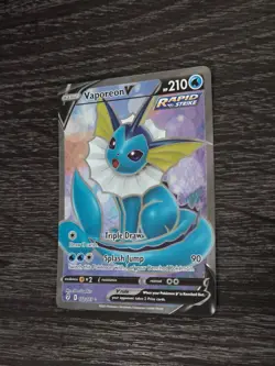 Vaporeon V 172/203 Holo - Evolving Skies SWSH07 - Pokemon Trading Card Game - NM - Image 2