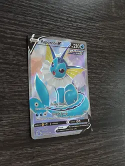 Vaporeon V 172/203 Holo - Evolving Skies SWSH07 - Pokemon Trading Card Game - NM - Image 3