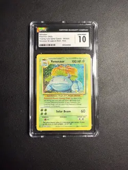 Pokemon TCG - Venusuar Holo Card #003/034 Graded CGC Gem Mint 10 - Image 1