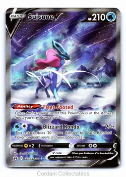 Suicune V GG38/GG70 - Crown Zenith Galarian Gallery - Pokemon Card - NM #3 - Image 1