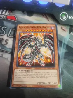 Yugioh! Red-Eyes Darkness Metal Dragon SR02-EN009 Common 1st Edition NM - Image 1