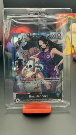 One Piece TCG Boa Hancock OP07-038 PSA Magazine FOIL PROMO EXCLUSIVE Card MINT - Image 1