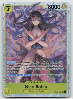 Nico Robin (055) SR Extra Booster: One Piece Heroines Edition EB03-055 NM - Image 1