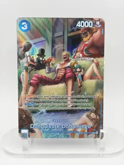 One Piece Donquixote Doflamingo SP Alt Art OP01-073 R 500 Years in the Future NM - Image 1
