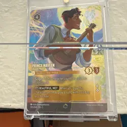 Disney Lorcana Prince Naveen Ukulele Player Enchanted Shimmering Skies 205/204 - Image 1