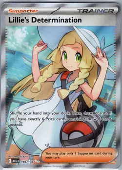 Lillie's Determination 169/132 ME01: Mega Evolution - Pokemon Card - NM - Image 1