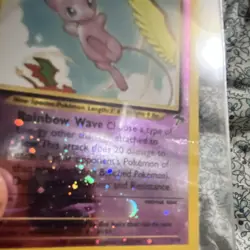 Mew Holo Pokemon TCG Card 30 HP Psychic Type English Standard Size - Image 2