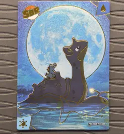Moonlight Lapras & Totodile PM-SBR No. 008 Eif Origin 3.0 Non-TCG Pokemon Card - Image 1