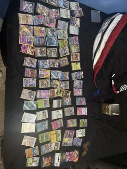 Huge Rare Pokemon Card Lot (+Coins,Sleeved Booster Pack,Sleeves)English+Japanese - Image 1