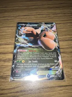 Dragonite EX 74/111 Furious Fists NM Pokemon Card Ultra Rare Holo 2014 - Image 2