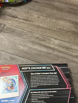 Pokemon TCG Hop's Zacian ex Box BRAND NEW With 4 Promo Cards + 4 Booster Packs!! - Image 3