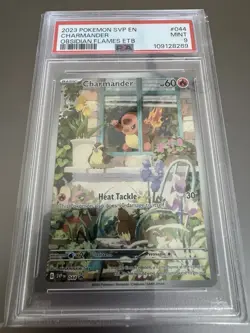 PSA 9 Charmander 044 Sv: Scarlet & Violet Promo Cards Holo MINT - Image 1