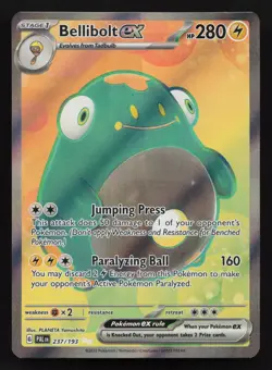Bellibolt ex 237/193 Ultra Rare Paldea Evolved Pokemon Card - Image 1