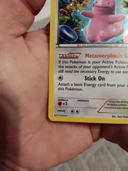 Ditto XY40 XY Black Star Promo Holo Pokemon Trading Card TCG "LP/MP" - Image 3