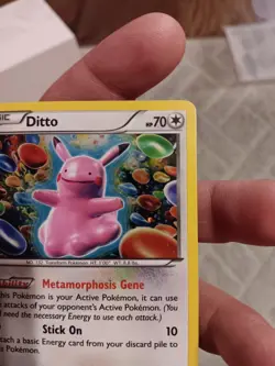 Ditto XY40 XY Black Star Promo Holo Pokemon Trading Card TCG "LP/MP" - Image 5