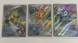 Pokemon 2026 First Partner Illustration Collection Series 1 Promo Set (9 Cards) - Image 5