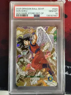 Dragon Ball Super Divers Son Goku GDR SDVP-020 God Rare Japanese Card Psa 10 - Image 1