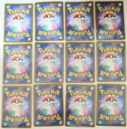 12 Japanese Pokemon AR/CHR Card Lot Keldeo Ninetales Mightyena Piplup NM - Image 2