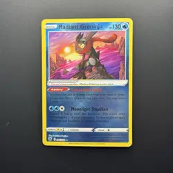 Radiant Greninja - 046/189 - Pokemon Astral Radiance Radiant Rare Card NM - Image 1