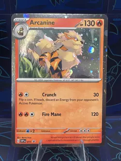Arcanine 011 Sv: Scarlet & Violet Promo Cards Holo - Image 1
