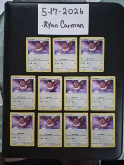 Lot of 12 Eevee SWSH127 Promo Cards. LP & NM - Image 1