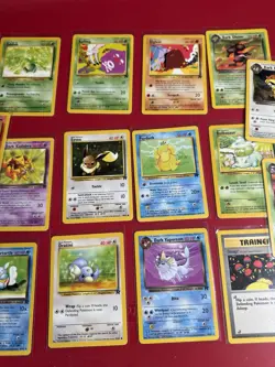 Pokemon Team Rocket Card Lot 45x WOTC Vintage 2000 Dark Vaporeon Eevee NM - Image 2